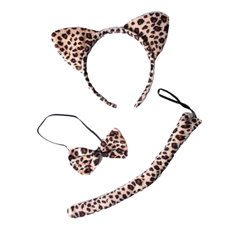 3 Piece Animal Set - Leopard