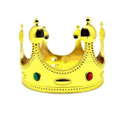 Gold Kings Crown with Gems - The Base Warehouse