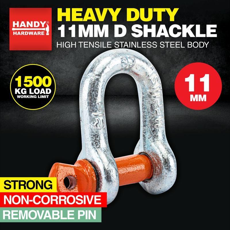 Heavy Duty D Shackle - 1500kg Load