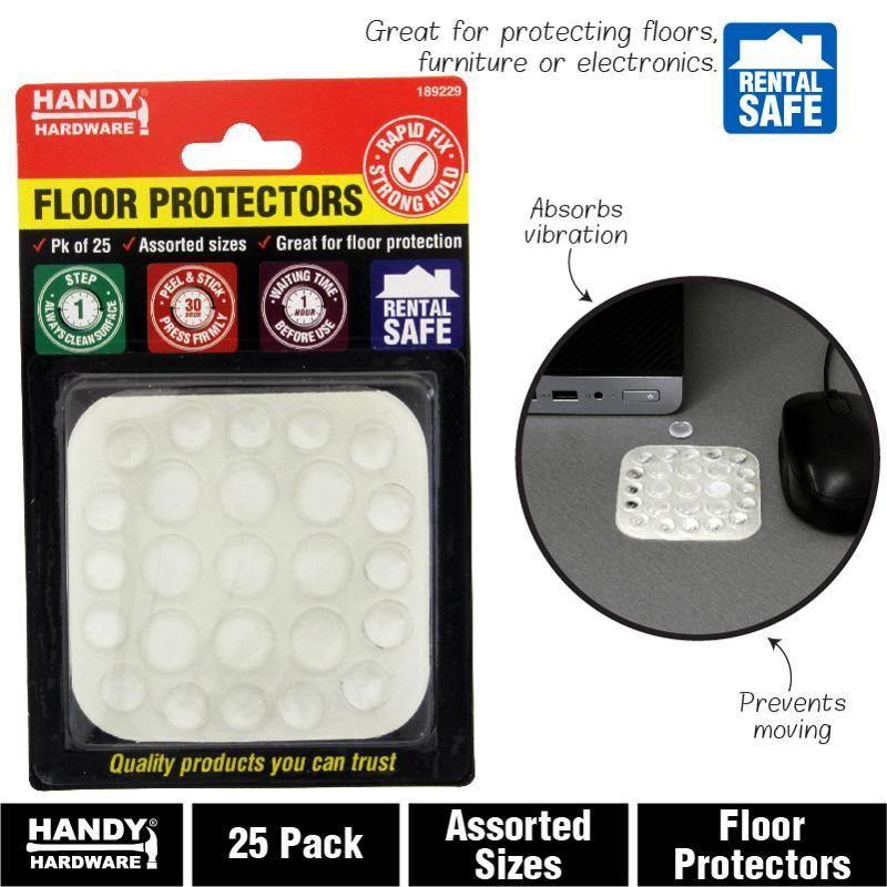 25 Pack Adhesive Floor Protectors - The Base Warehouse