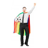 Load image into Gallery viewer, Rainbow Team Supporter Cape - The Base Warehouse
