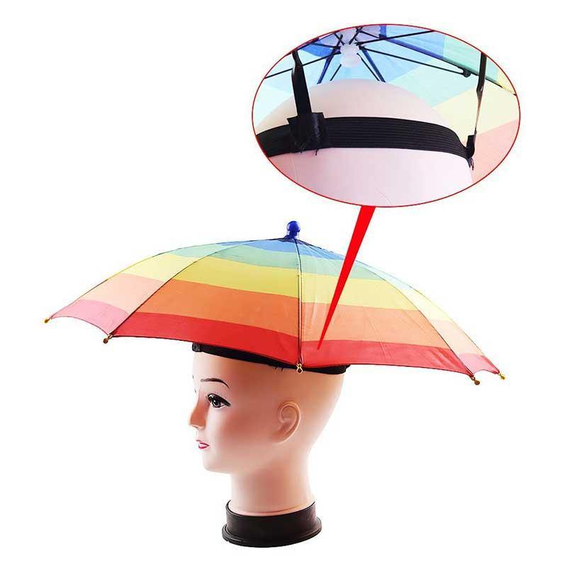 Rainbow Umbrella Hat - The Base Warehouse