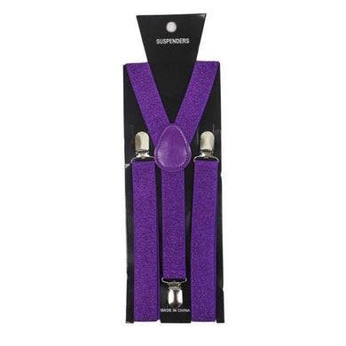Purple Glitter Suspender - The Base Warehouse