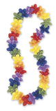 Load image into Gallery viewer, Luau Rainbow Flower Lei - 101cm - The Base Warehouse
