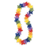 Load image into Gallery viewer, Luau Rainbow Flower Lei - 101cm - The Base Warehouse
