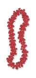 Load image into Gallery viewer, Red Luau Flower Lei - 101cm
