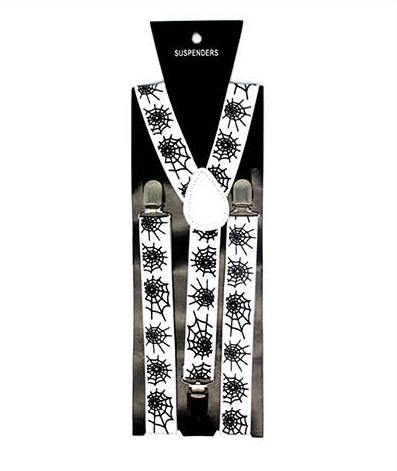 White Suspender with Black Webs - The Base Warehouse