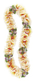 Load image into Gallery viewer, Orange &amp; White Luau Fancy Orchid Lei - 106cm
