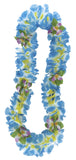Load image into Gallery viewer, Blue &amp; Yellow Luau Fancy Orchid Lei - 106cm - The Base Warehouse

