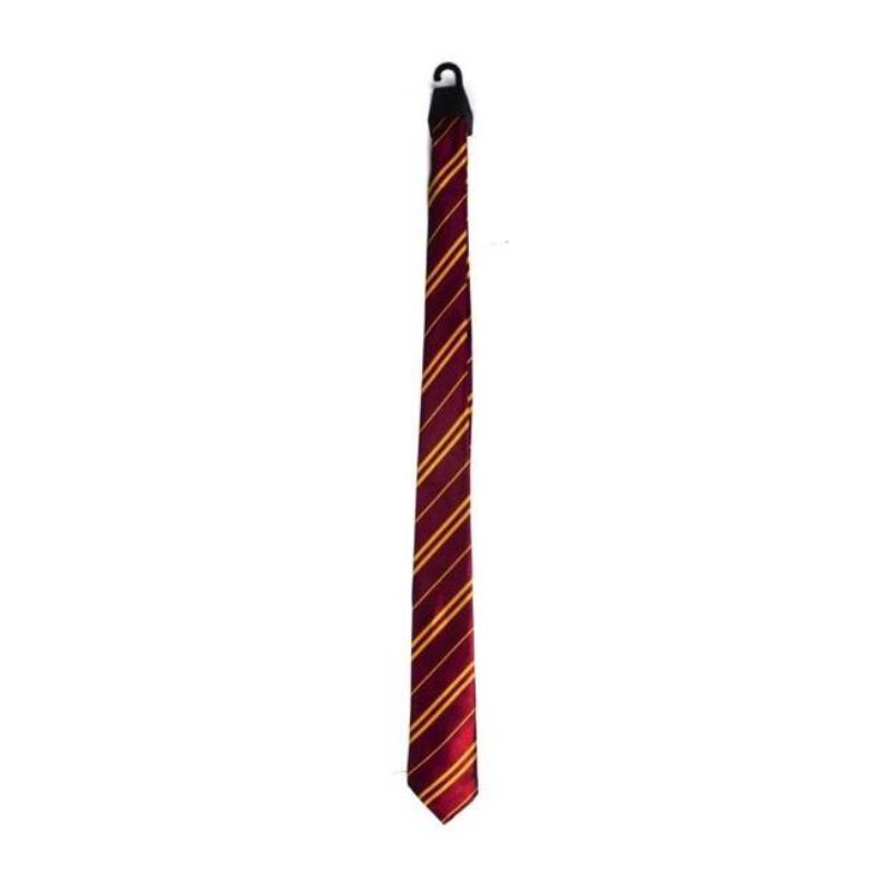 Long Red Tie with Stripe