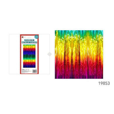 Deluxe Rainbow Metallic Curtain - The Base Warehouse