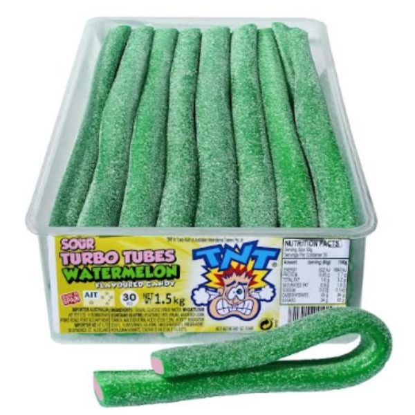 TNT Turbo Tubes Sour Watermelon - 1.5kg