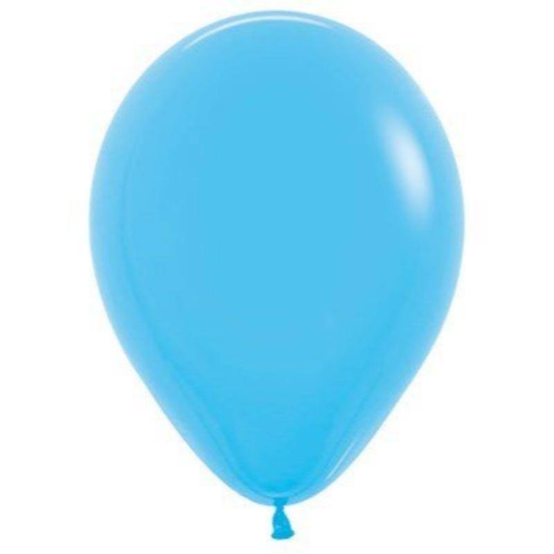 50 Pack Fashoin Blue Latex Balloons - 12cm - The Base Warehouse