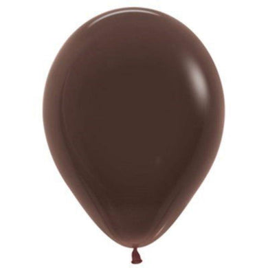 50 Pack Fashion Chocolate Latex Balloons - 12cm - The Base Warehouse
