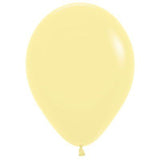 Load image into Gallery viewer, 25 Pack Fashion Pastel Yellow Latex Balloons - 30cm

