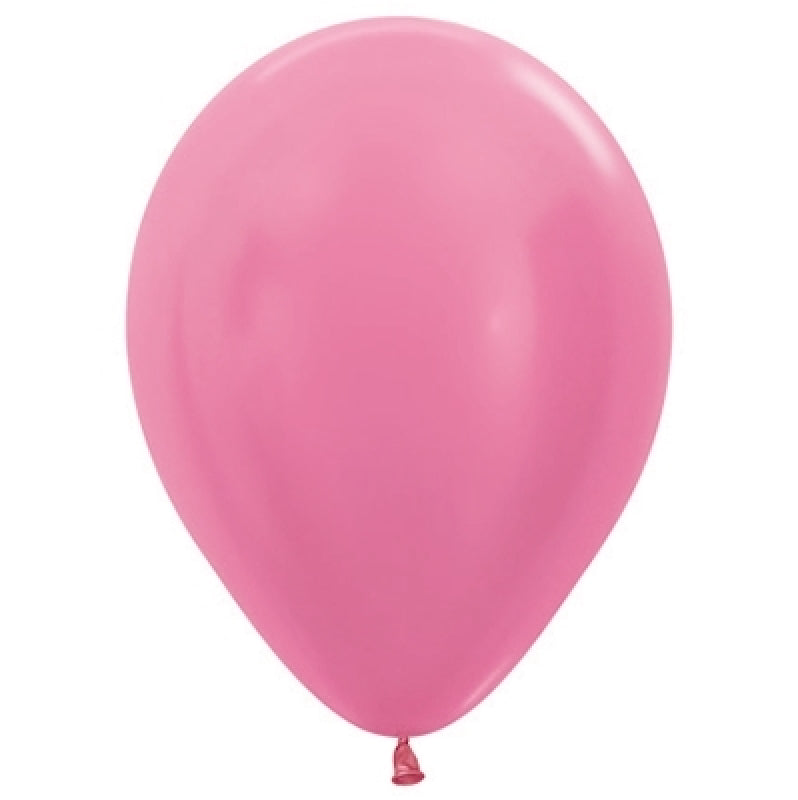 Sempertex 25 Pack Satin Pearl Fuchsia Latex Balloons