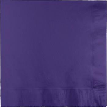 50 Pack Purple Luncheon Napkins - 33cm x 33cm - The Base Warehouse