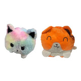 Load image into Gallery viewer, Reversible Plush Emotion Cat
