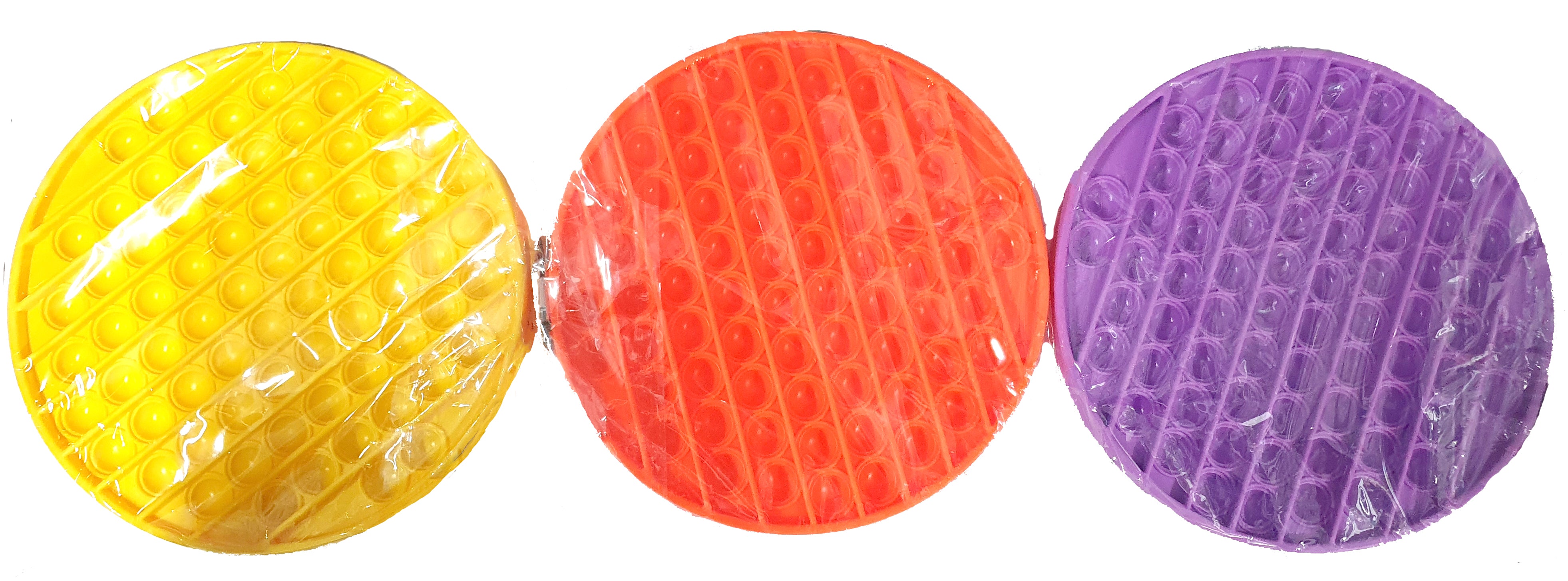 Jumbo Coloured Round Pop It - 20cm