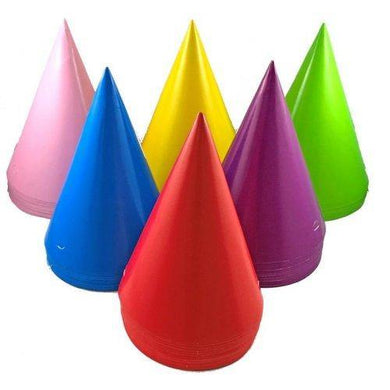 50 Pack Neon Cone Hats - The Base Warehouse