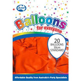 Load image into Gallery viewer, 20 Pack Orange Latex Balloons - The Base Warehouse

