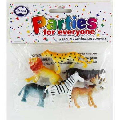 6 Pack Zoo Animals - The Base Warehouse