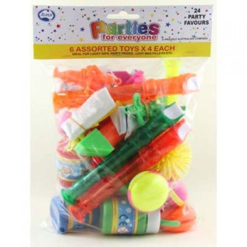 24 Pack Party Favours - The Base Warehouse