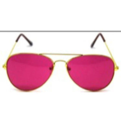 Adult Hot Pink Aviator Party Glasses - The Base Warehouse