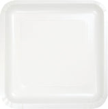 Load image into Gallery viewer, 24 Pack White Square Paper Dinner Plates - 23cm - The Base Warehouse
