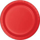 Load image into Gallery viewer, 24 Pack Classic Red Banquet Paper Plates - 26cm - The Base Warehouse
