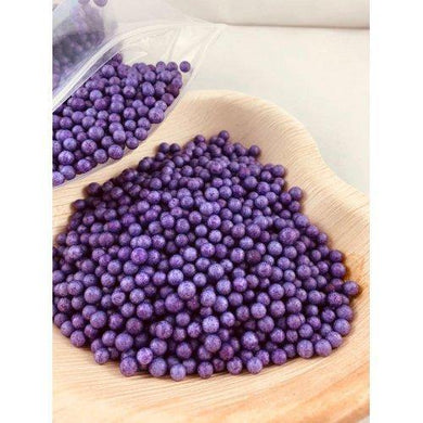 Large Purple Confetti Balls - The Base Warehouse