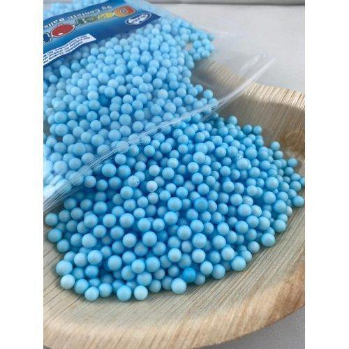 Large Pastel Blue Confetti Balls - The Base Warehouse