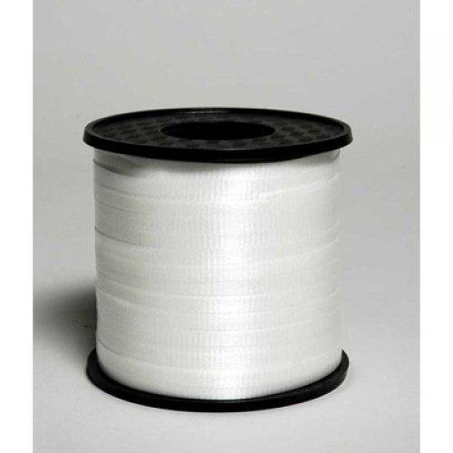 White Curling Ribbon Rolls - 5mm x 460m - The Base Warehouse