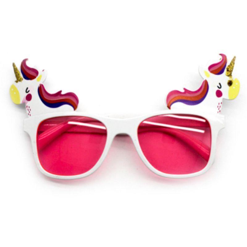 White Unicorn Party Glasses - The Base Warehouse