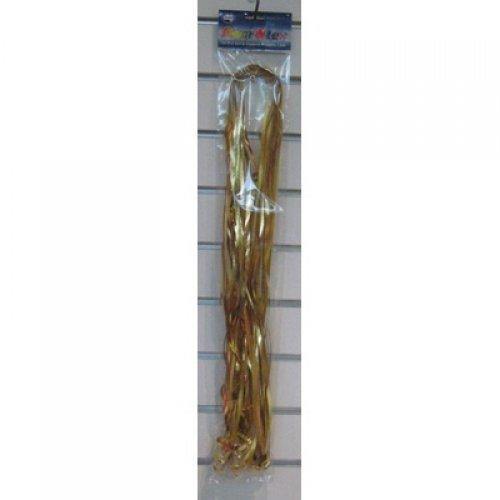 25 Pack Cut & Clipped Metallic Gold Curling Ribbon - 1.75m - The Base Warehouse