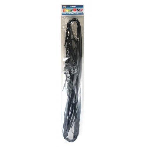 25 Pack Cut & Clipped Metallic Black Curling Ribbon - 1.75m - The Base Warehouse