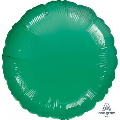 Metallic Green Circle Foil Balloon - 45cm - The Base Warehouse