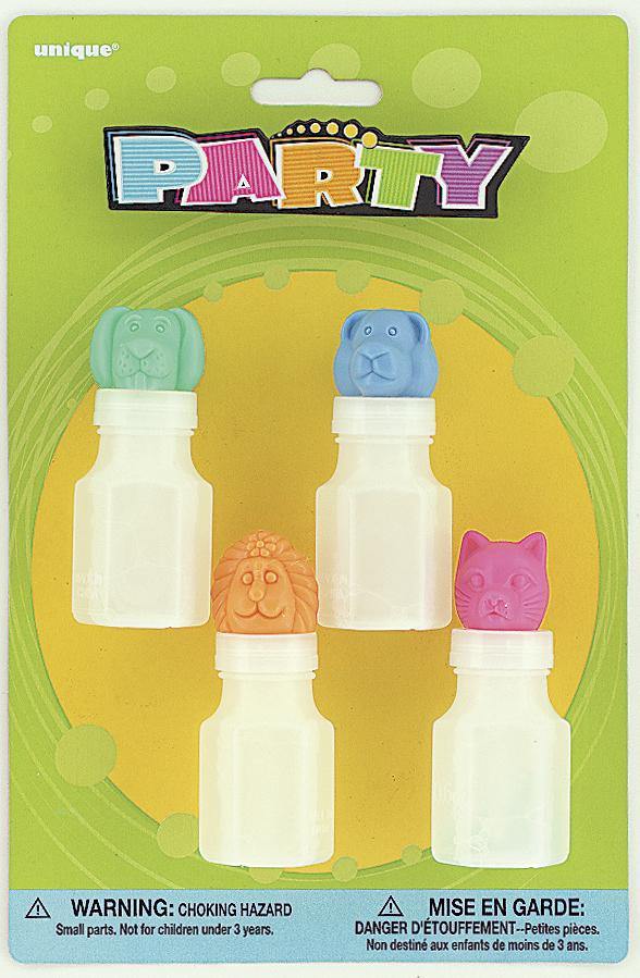 4 Pack Animal Bubbles - The Base Warehouse