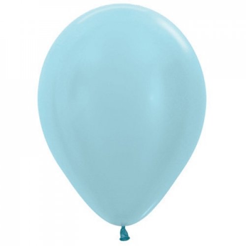 Satin Blue Decrotex Balloon - 12cm