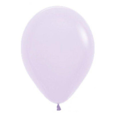 Matte Pastel Lilac Latex Balloons - 12cm - The Base Warehouse