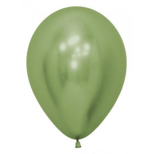 Reflex Lime Green Latex Balloon - 12cm - The Base Warehouse