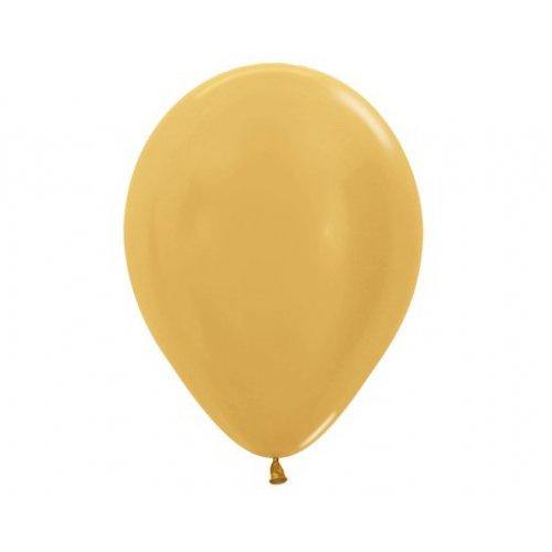 Metallic Gold Latex Balloon - 30cm - The Base Warehouse