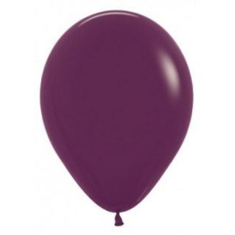 25 Pack Fashion Burgundy Sempertex Balloons - 30cm - The Base Warehouse