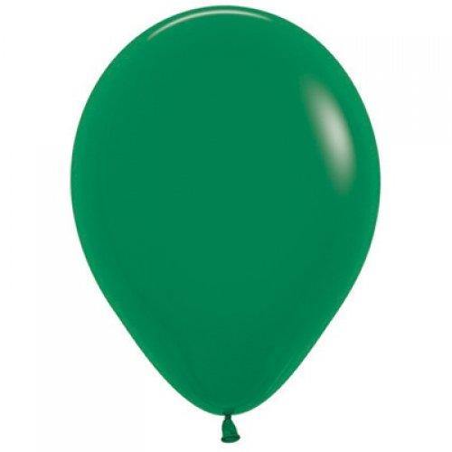 25 Pack Standard Forest Green Latex Balloons - 30cm