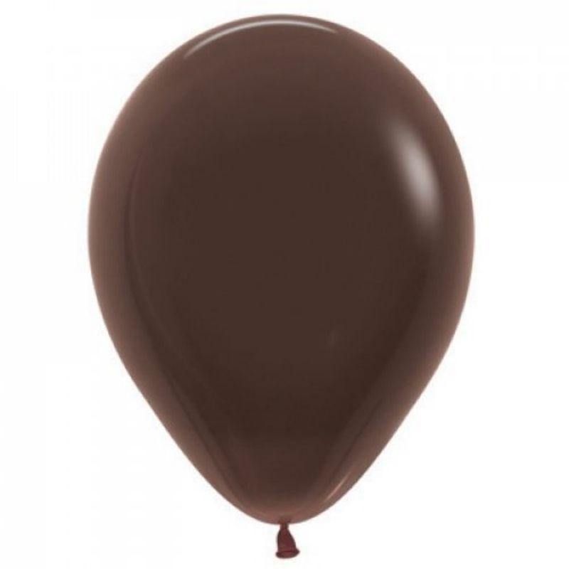 25 Pack Fashion Chocolate Sempertex Balloons - 30cm - The Base Warehouse