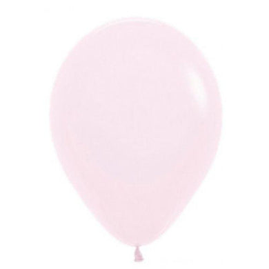 25 Pack Matte Pastel Pink Sempertex Balloons - 30cm - The Base Warehouse