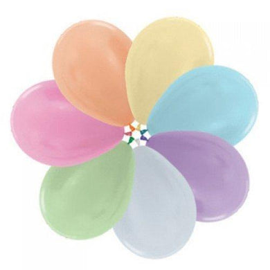 25 Pack Pearl Mixed Coloured Latex Balloons - 30cm - The Base Warehouse