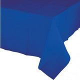 Load image into Gallery viewer, Cobalt Blue Tissue &amp; Plastic Back Tablecover - 1.37m x 2.74m
