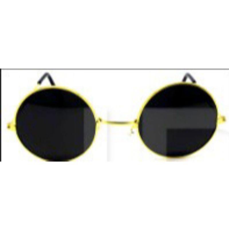 Kids Black Hippie Party Glasses - The Base Warehouse