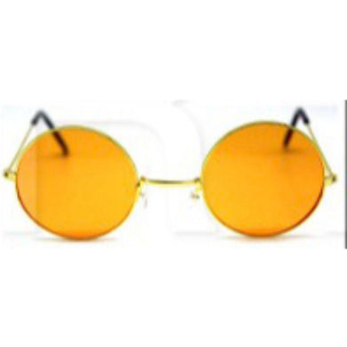 Kids Orange Hippie Party Glasses - The Base Warehouse